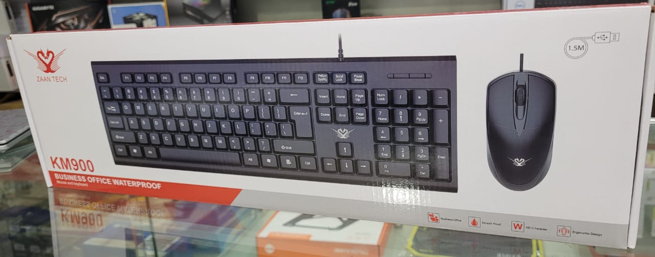 كيبورد وماوس سلكي  zaan tech - KM900