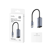 محول يواس بي الى مدخل إثر نت - cudy USB-A  to RJ45 Gigabit Ethernet Adapter-UE10A