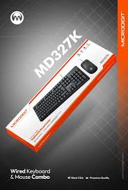 كيبورد و ماوس - لوحة مفاتيح سلكي مايكروديجيت MD327K‏